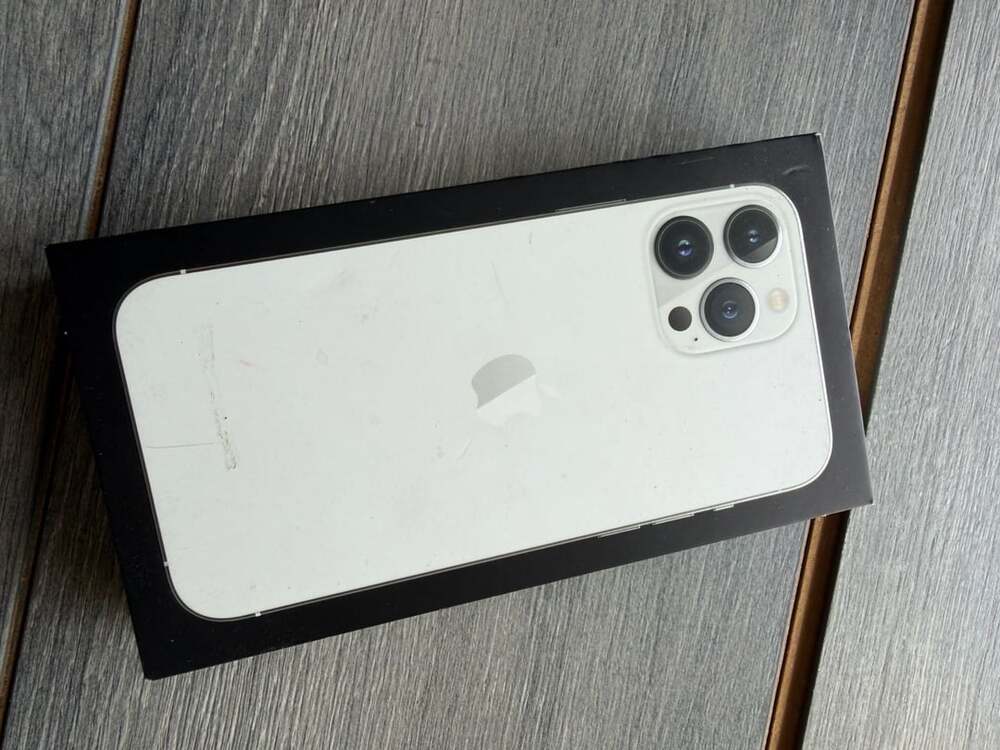 Apple Iphone 13 Pro Max Silver 256GB Empty Box